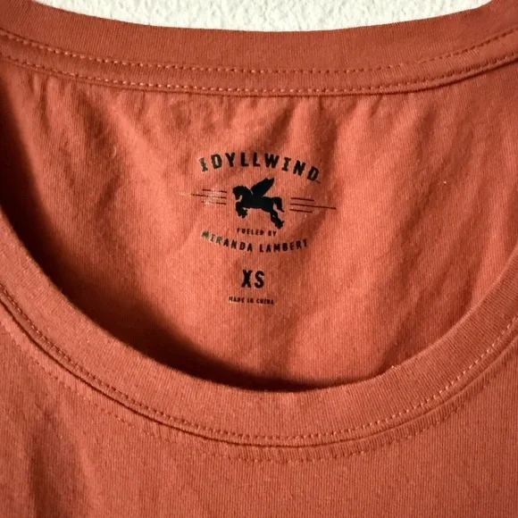 Idyllwind Rust Tank Top with Fringe - Picture 2 of 4